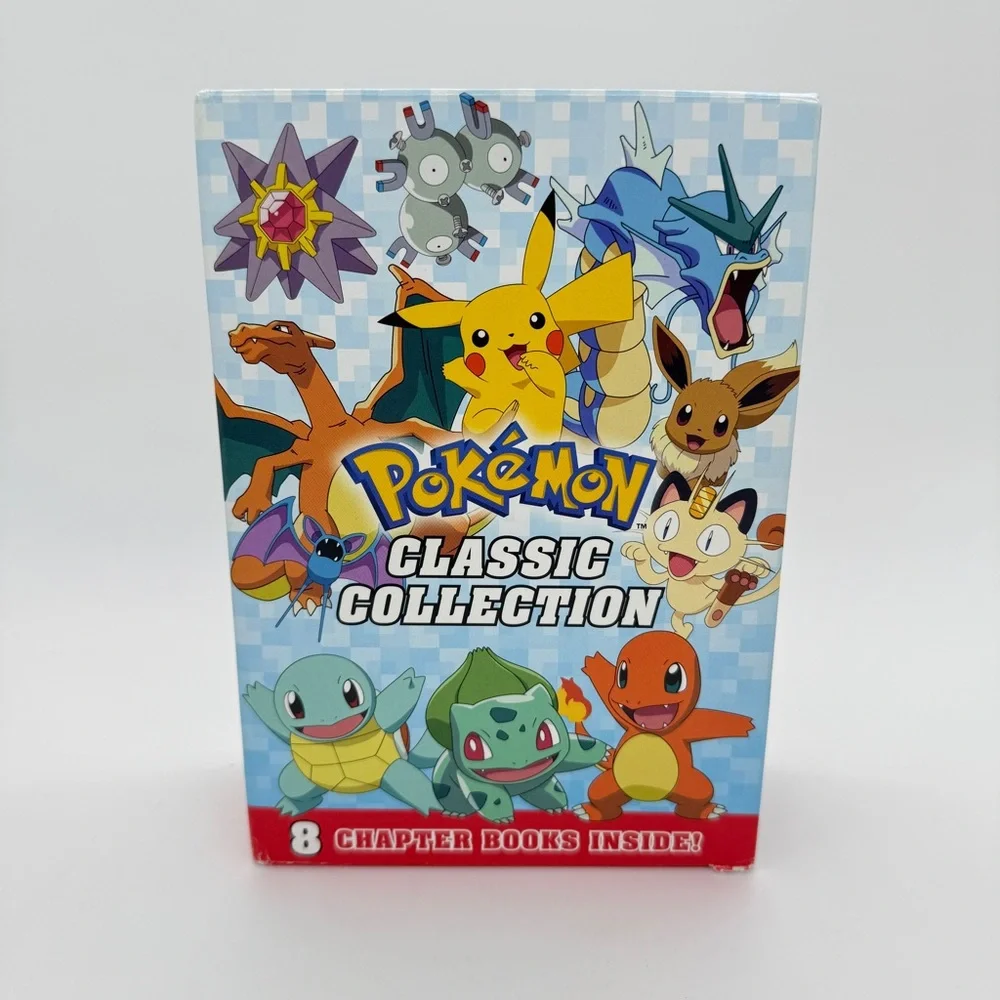 Pokémon Kids Classic Chapter Book Collection Pikachu Squirtle Eevee Charizard
